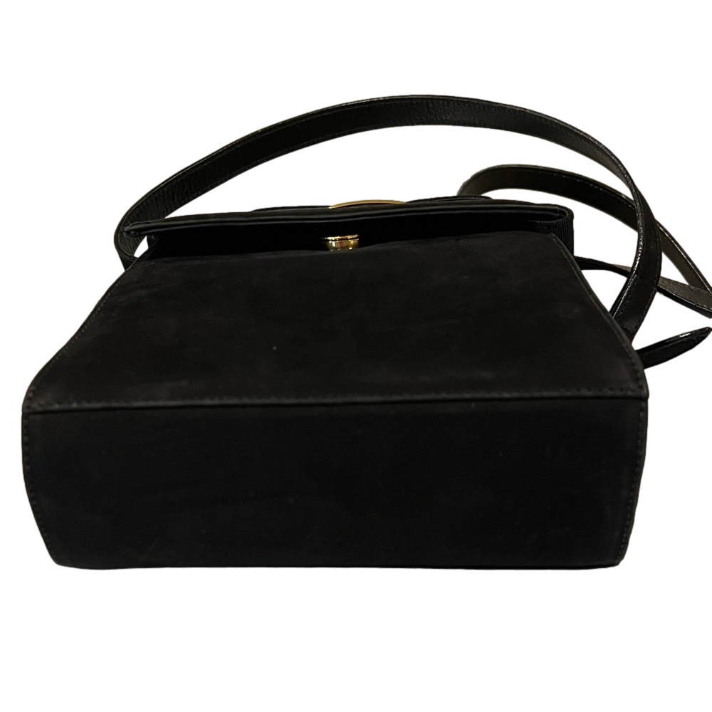 Salvatore Ferragamo Black Vara Bow Crossbody Bag EUC - Picture 7 of 15